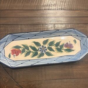 Vintage Ceramic Serving Platter